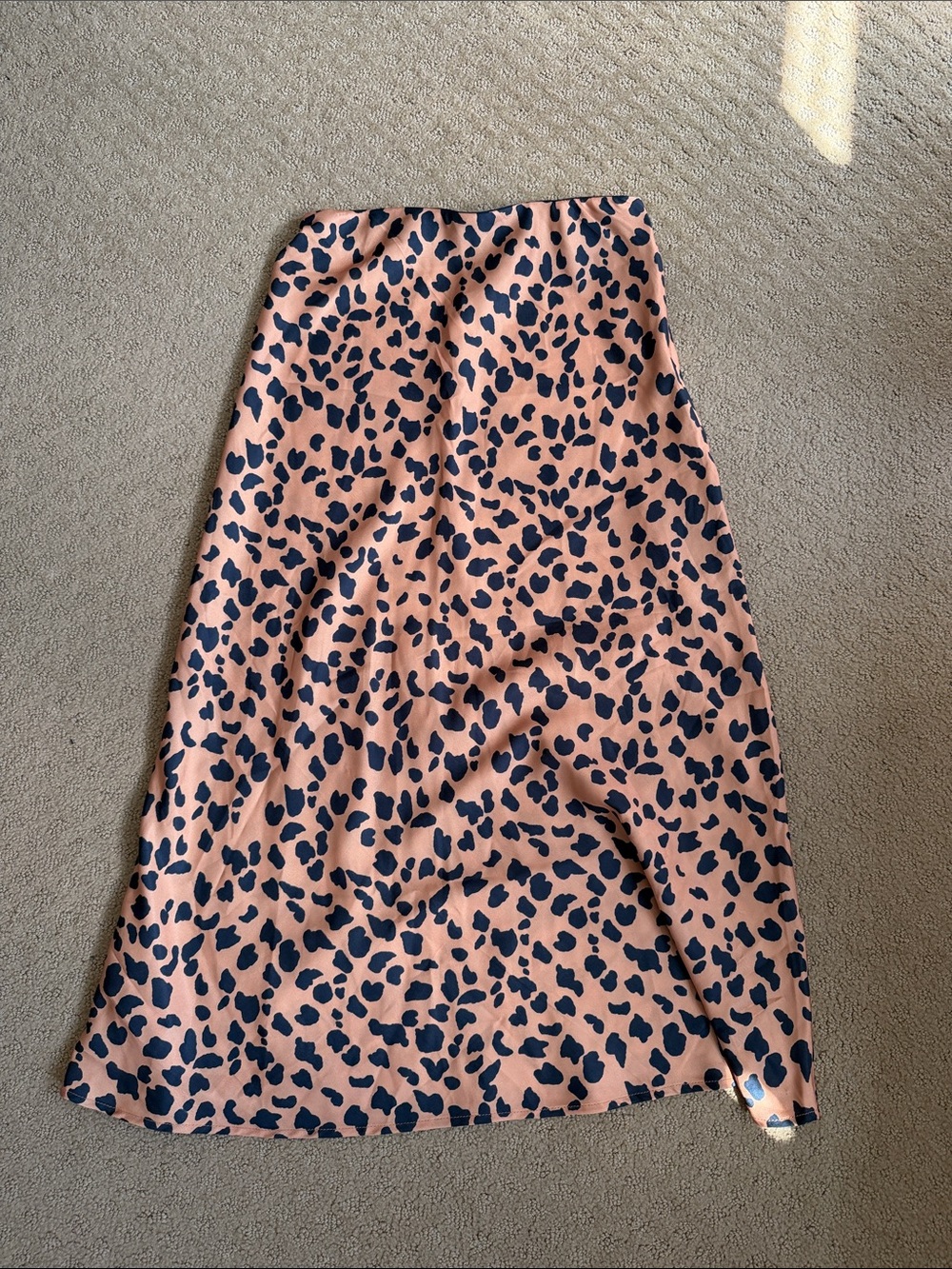 Urban Outfitters Pink Leopard Maxi Skirt